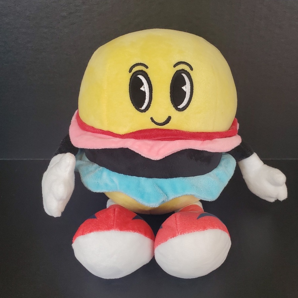 Mr. Beast Burger Boy Plush Smash Burger 12"‎ Stuffed Food Plushie